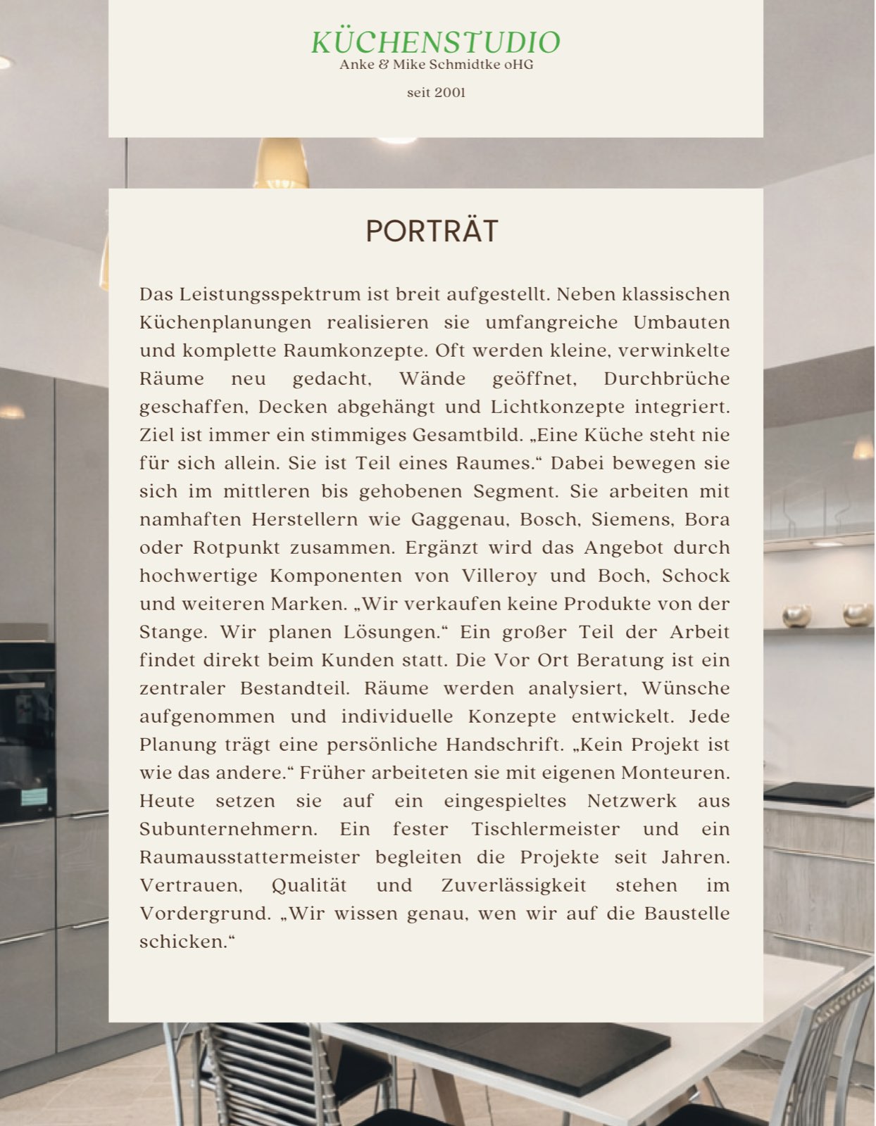 Küchenstudio Dross & Schaffer — Broschüre, Seite 5